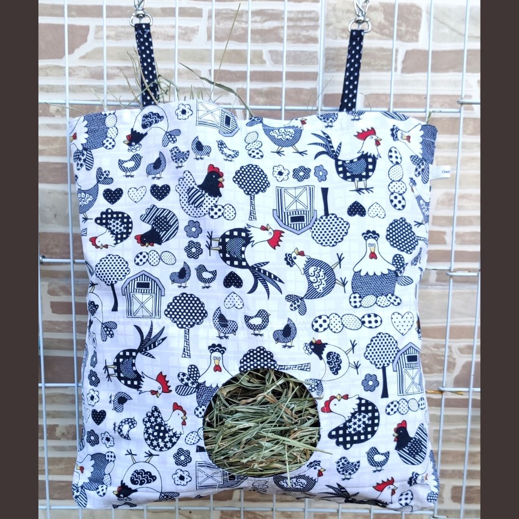 Saco Porta Feno Para Coelho e Porquinho da Índia - Imagem 2