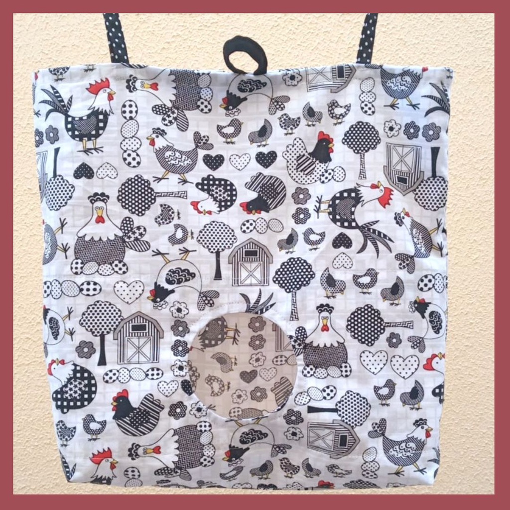 Saco Porta Feno Para Coelho e Porquinho da Índia - Imagem 4