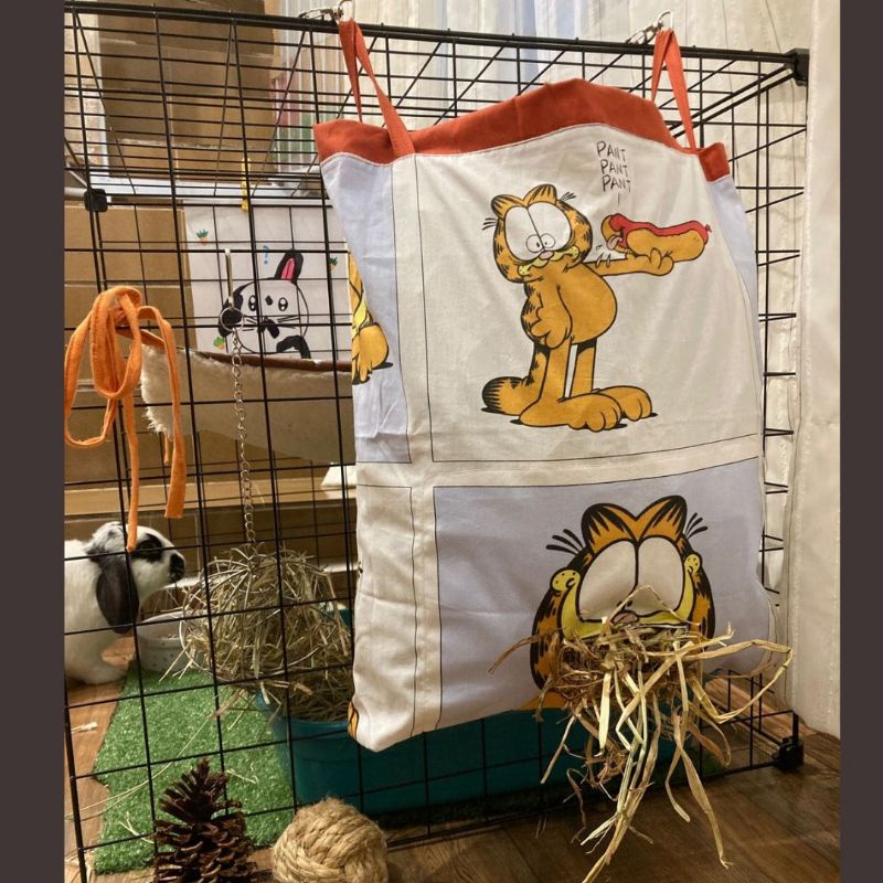 Saco Porta Feno Para Coelho e Porquinho da Índia - Imagem 5