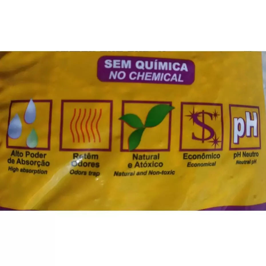 Granulado Higiênico de Madeira PelletCat 15kg Para Gatos Coelhos Roedores e Répetil - Imagem 2