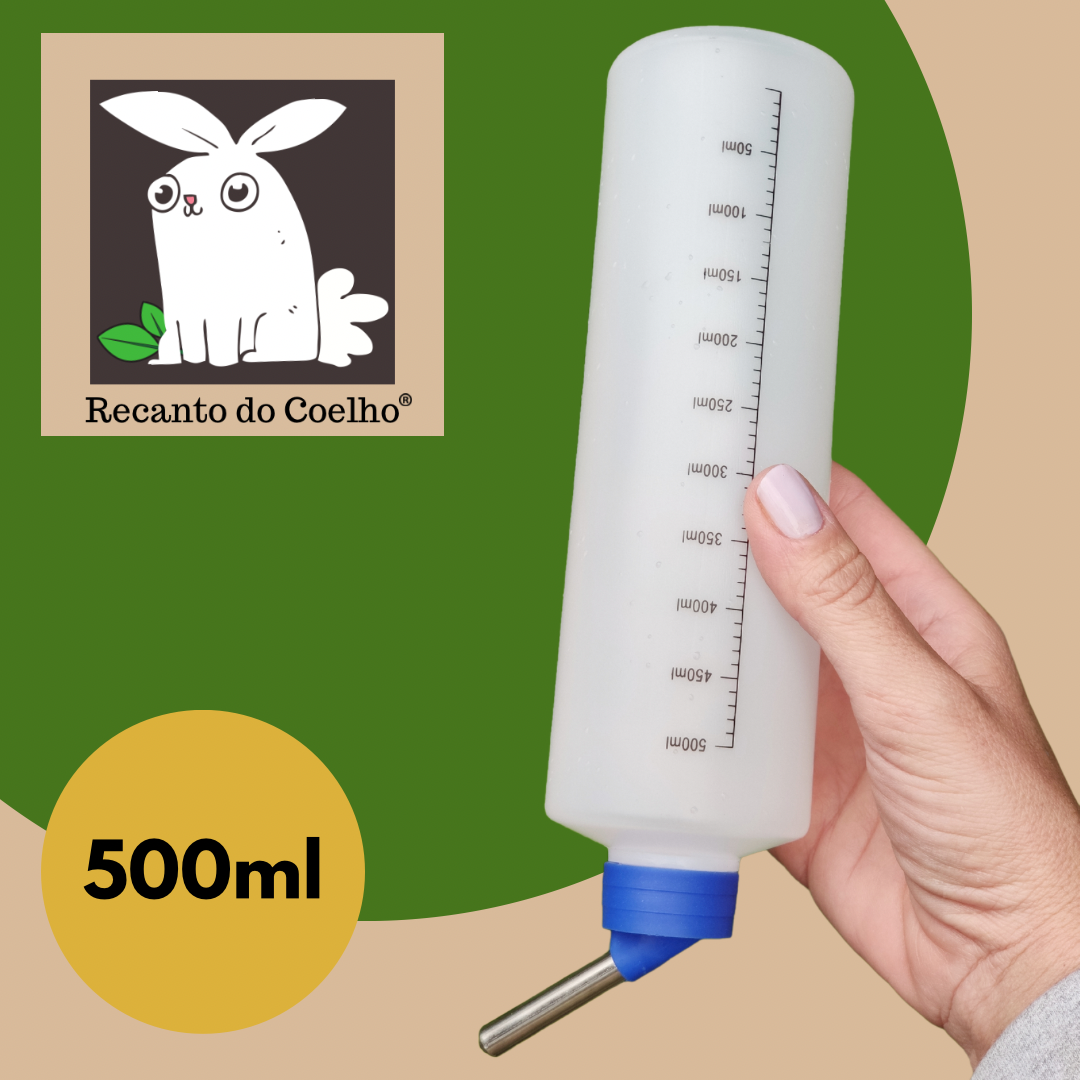 Bebedouro Para Coelho, Porquinho da Índia e Roedores- 500ml