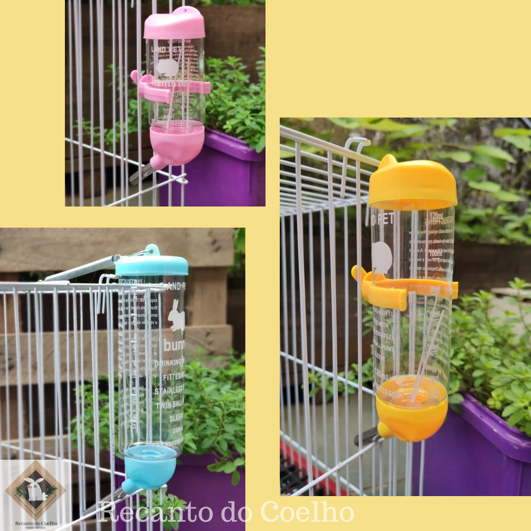 Bebedouro Drinker Para Coelho, Hamster, Porquinho da Índia e Roedores - Imagem 8