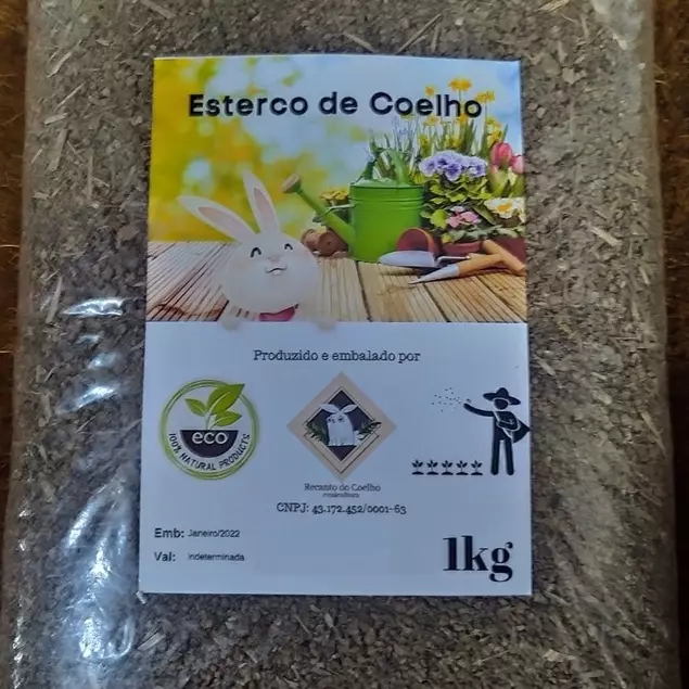 Esterco Orgânico Triturado de Coelho - Bunny Guano - 01 kg - Imagem 2