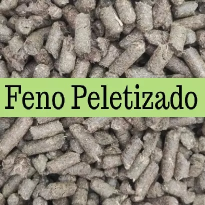 Feno Peletizado Alimento Granulado Para Coelhos e Roedores