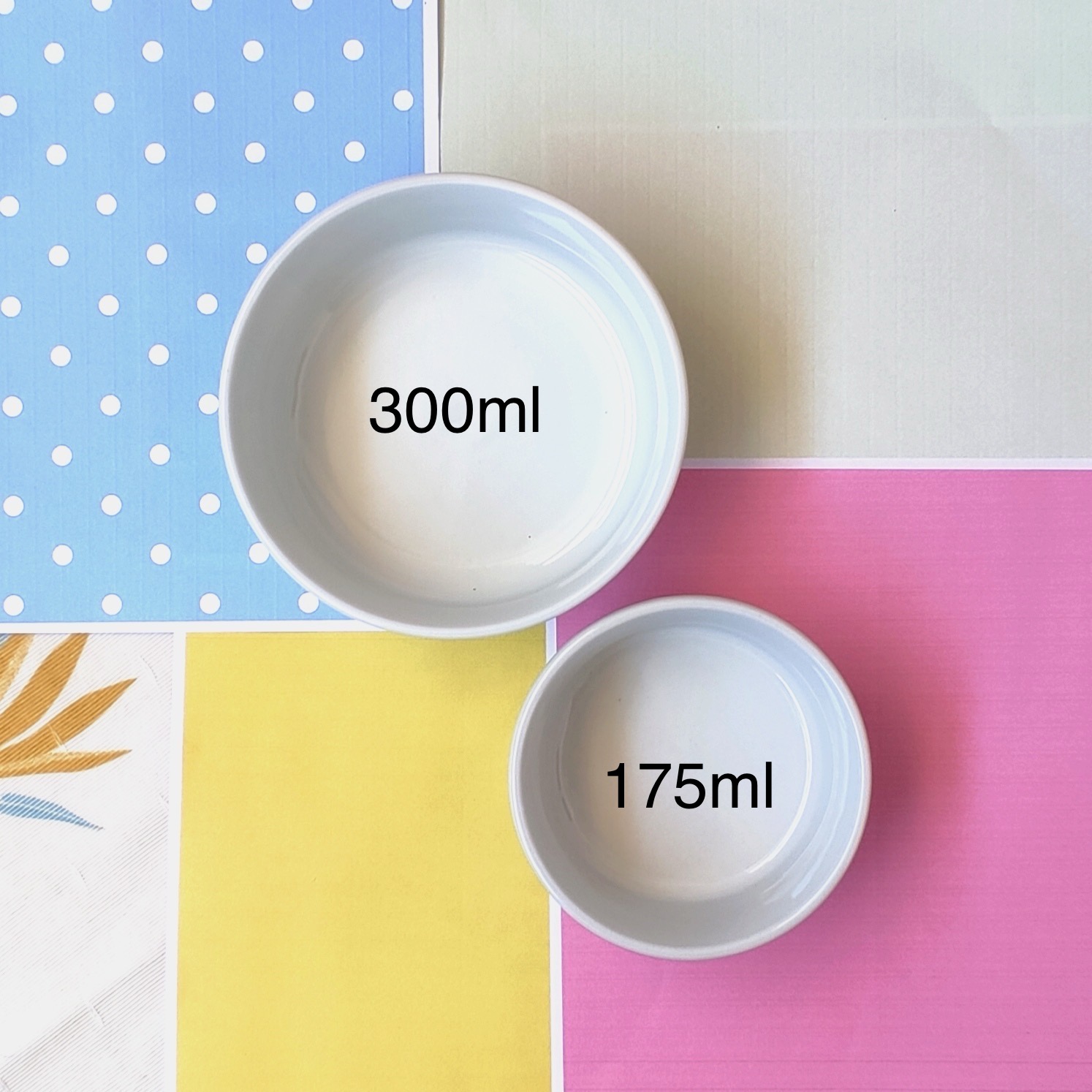 Comedouro de Porcelana Color para Ave Cão Gato Coelhos Pet 300ml - Imagem 4