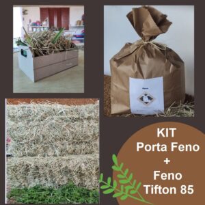 Kit Coelho Arrumadinho - Feno + Porta Feno
