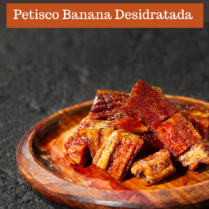 Petisco de Banana Desidratada para Coelhos e Porquinho da Índia - 70Gr