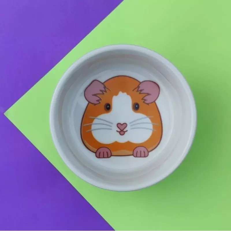 Comedouro de Porcelana Guinea Pig Porquinho da India e Roedores - 175ml - Imagem 3