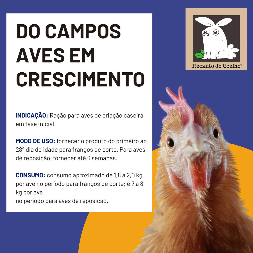 Ração ADM Do Campo AVES EM CRESCIMENTO (INICIAL Pintinho) - 5Kg - Imagem 2
