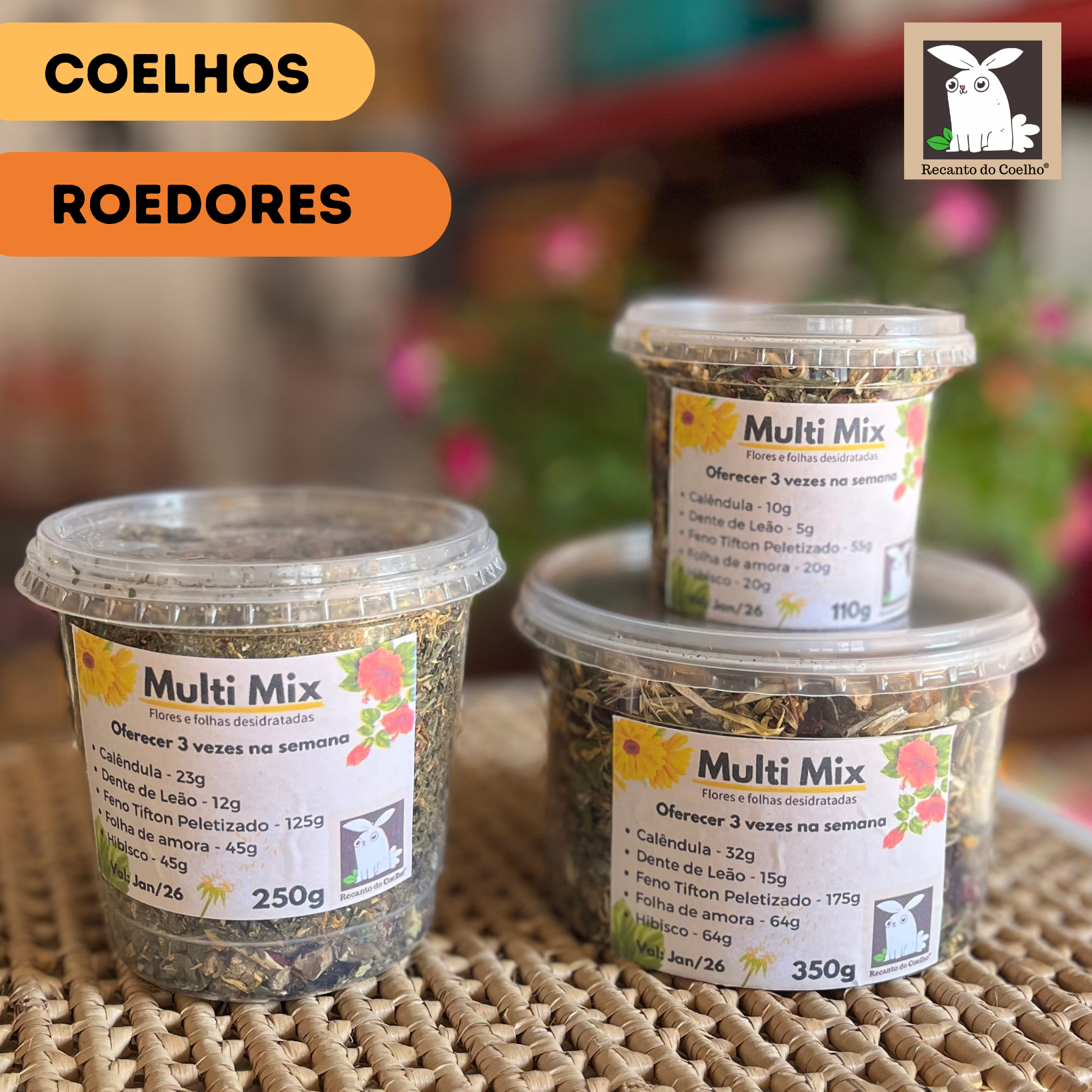 Multi Mix - Flores e Folhas Desidratadas - Imagem 2